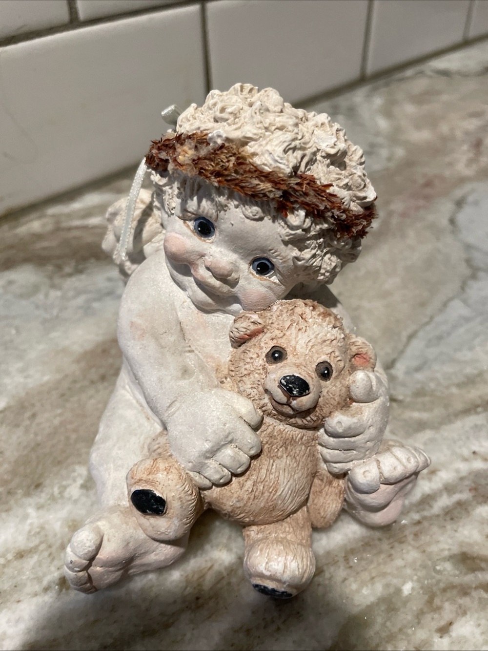 Vintage 1994 DREAMSICLES “Love My Teddy” (Teddy & Me) DC132 Cast Art Figurine